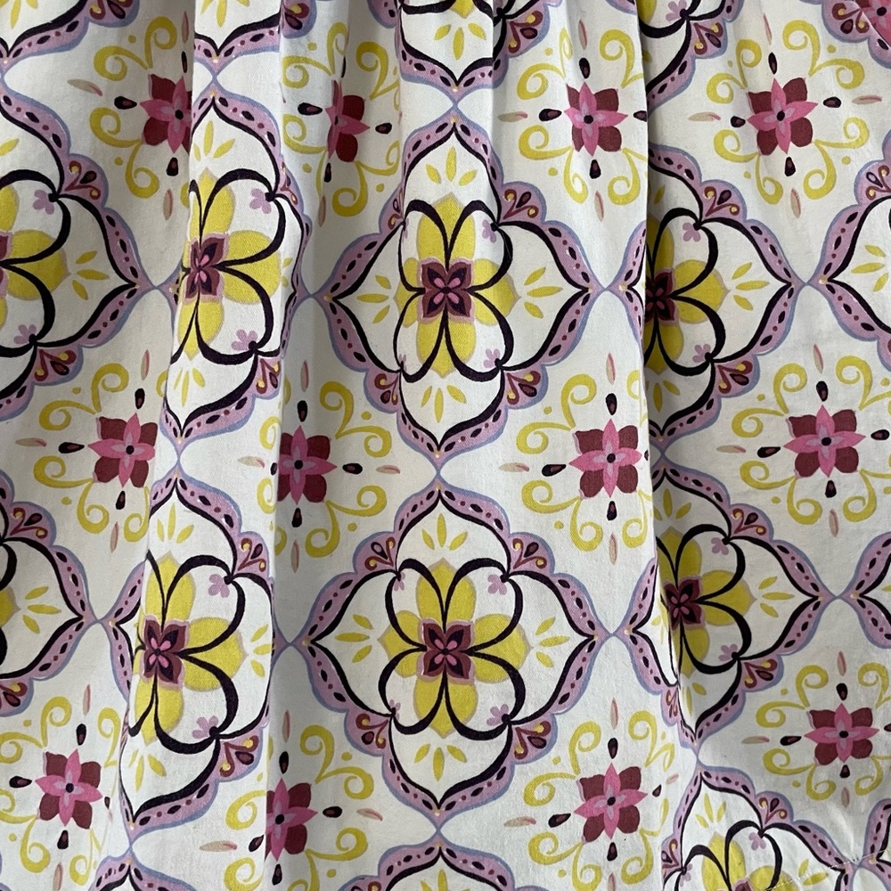 Tea Collection Key Hole Back Floral Print Spring Dress - Picture 7 of 8